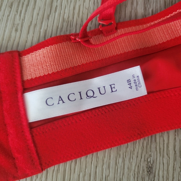 Cacique Push Up Red Bra - Picture 5 of 8